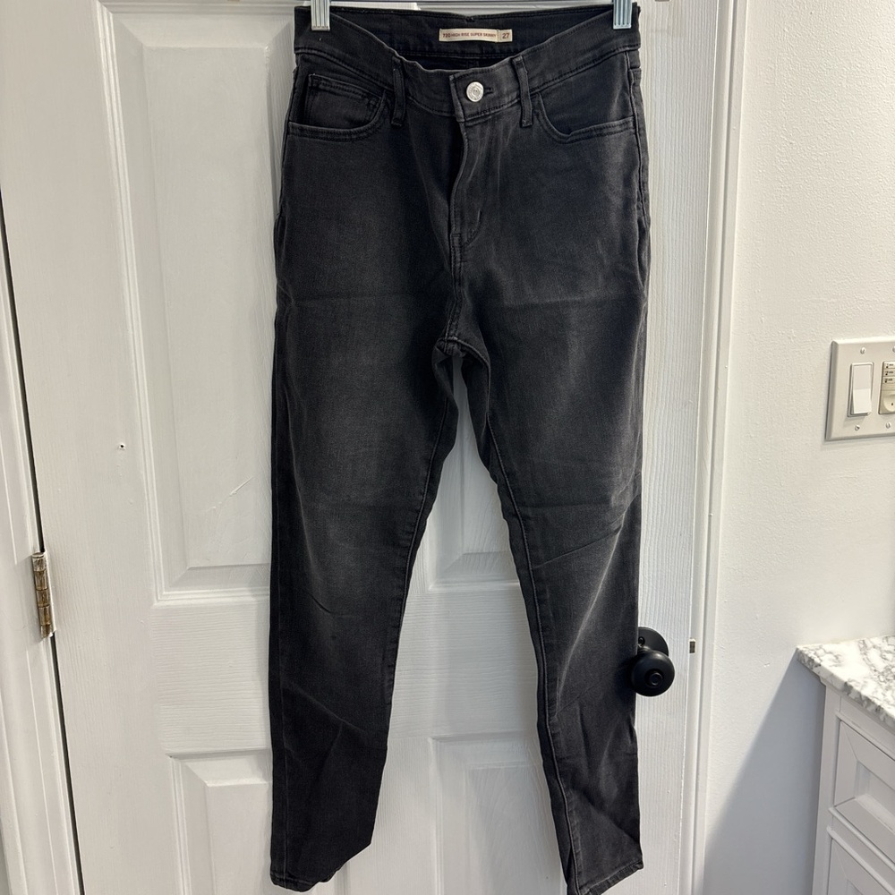 Levi's Charcoal Denim Jeans
